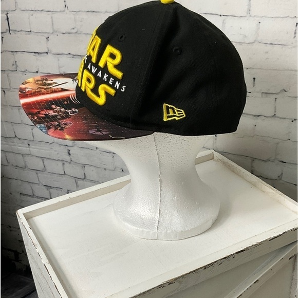 Era 9Fifty Mens Cap Star Wars The Force Awakens Black Print Snapback Trucker - Picture 5 of 12